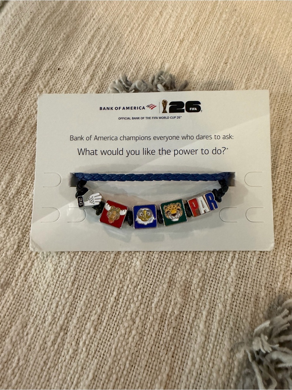 BOA FIFA Charm Bracelet